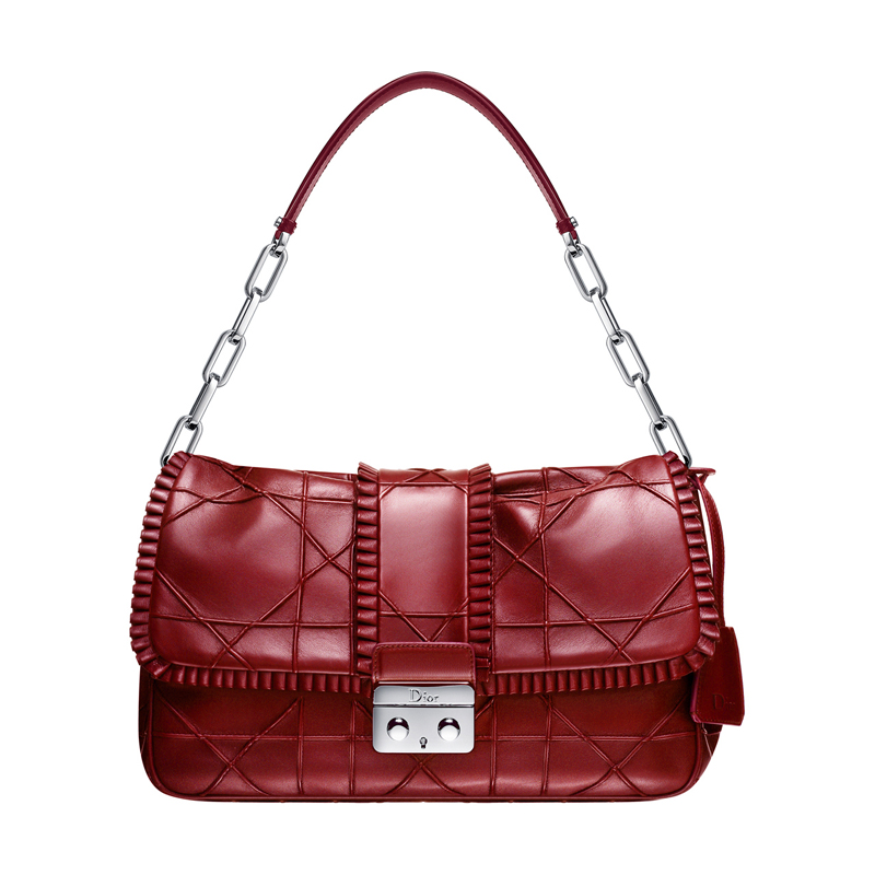 Bag M9803PGNV M323 Nuovo Blocco in pelle rossa